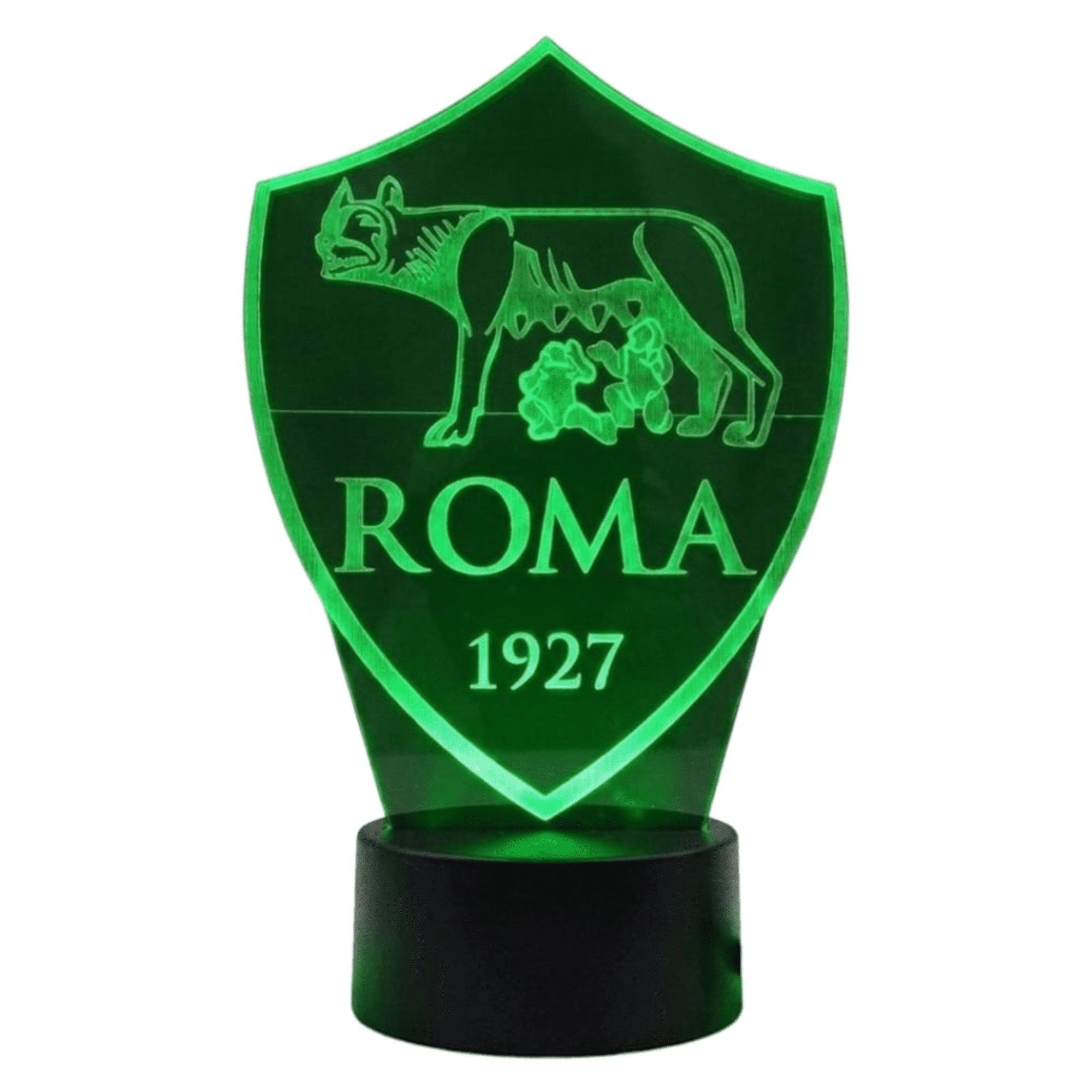 Lampara Ilusion 3d Roma De 7 Colores, Base Touch