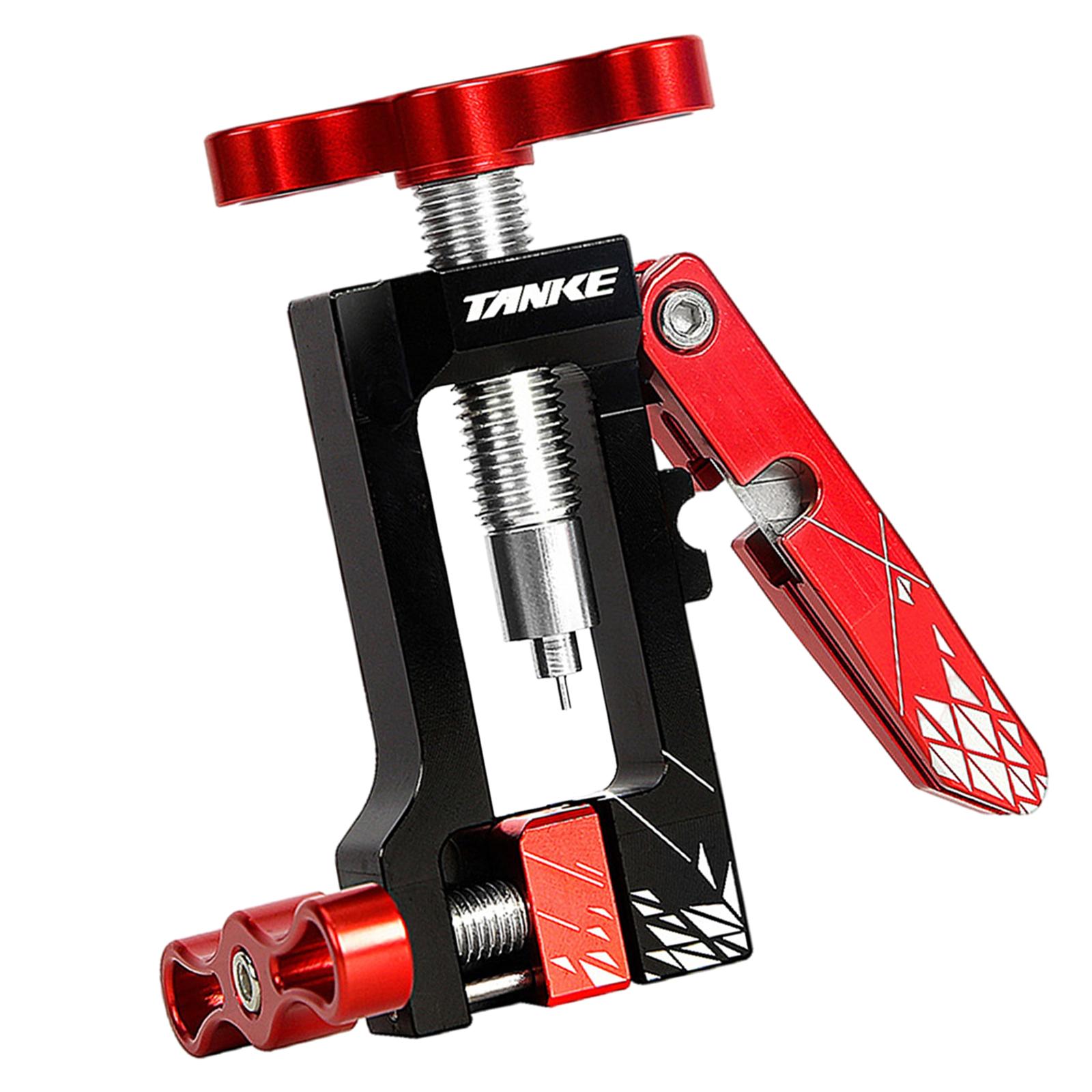 Magideal - Cortador De Inserto De Aceite Para Patinete, Herramientas De Conector De Oliva, Inserto/Prensa/Cortador De Manguera, Herramienta De Freno De Disco H Rojo