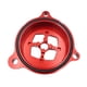 thumbnail image 3 of Tapa De La Cubierta Del Filtro De Aceite Aleación De Aluminio De La Motocicleta Para Raptor 700 Yfm700rse Rojo, 3 of 5