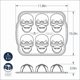 thumbnail image 5 of Sartén para tartas Bakeware Nordic Ware con forma de calavera embrujada, color bronce, 5 of 9