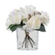 thumbnail image 1 of Rosa y Cerezo Blanco en Florero de Vidrio 16 cm, 1 of 2