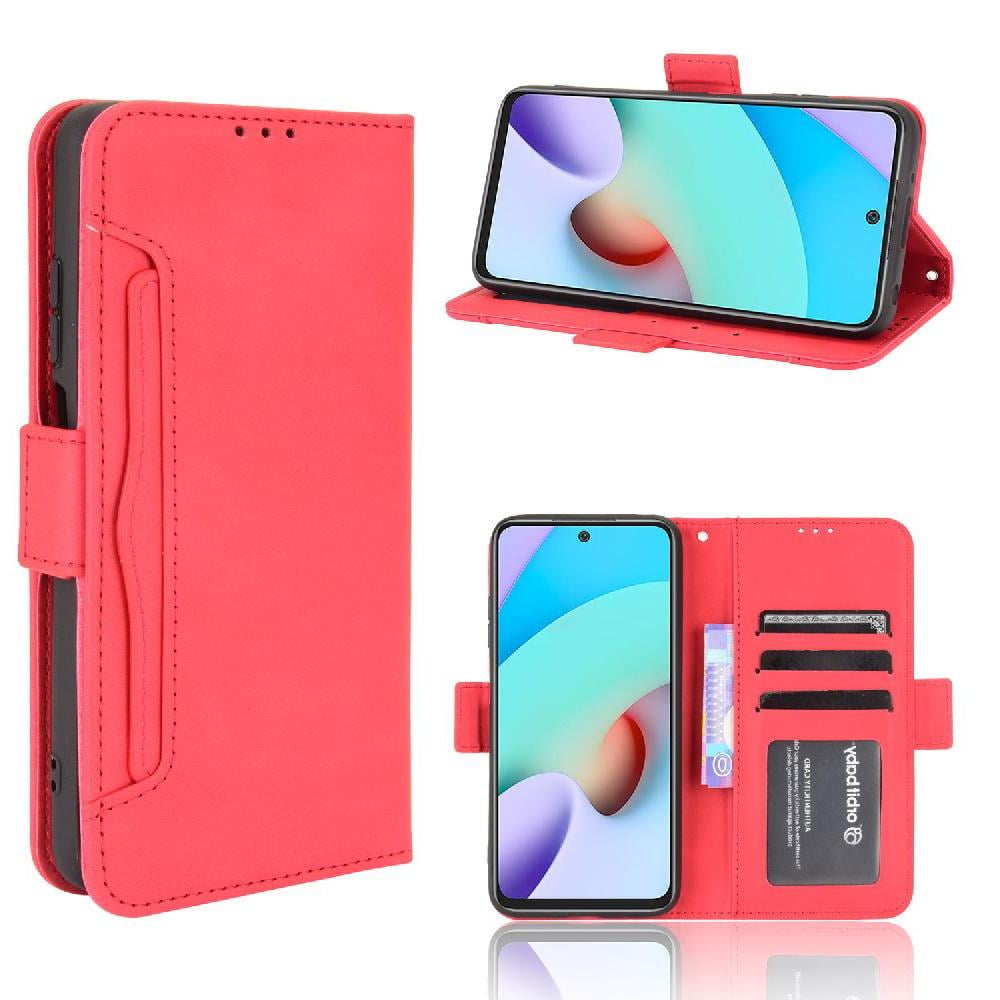Foxdock - Funda Cartera Magnética Para Xiaomi Redmi 10 4g- Tarjetero Desmontable, Cuero Pu, Soporte