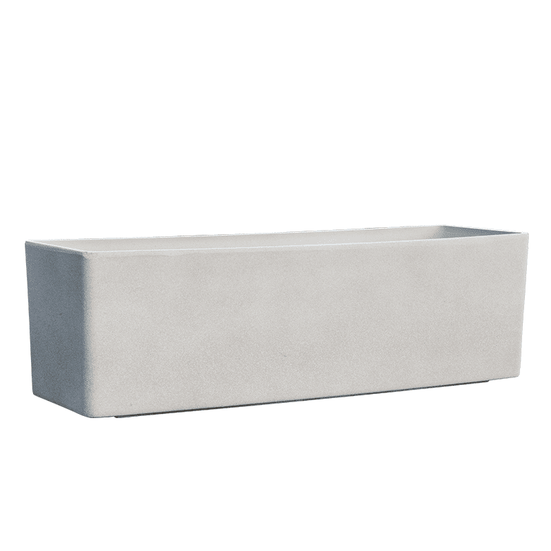 Vadell - Macetero Rectangular 69 X 22 X 22 Cm Cr