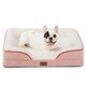 thumbnail image 1 of Cama ortopédica para perros, impermeable, 71 cm, rosa, 1 of 9