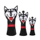 thumbnail image 3 of 3 fundas de cuero PU para cabeza de palo de Golf, funda de madera con etiqueta de número intercambiable, equipo de funda protectora impermeable Unisex, 3 of 5