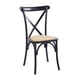 thumbnail image 4 of Comedor Mesa Xinia Negro 130x80 cm + 4 Sillas Crossback Madera Negra, 4 of 5