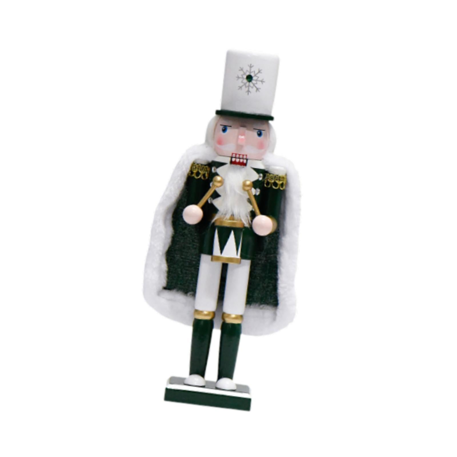 Magideal - Adorno Navideño De Madera Con Forma De Cascanueces Objetos De Colección Navideños Decoración Navideña Para Mesa Estante Navideño Centro De Mesa De Reg