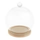 thumbnail image 3 of Display Dome Decoración Del Día De San Valentín Exhibición De Joyería Cúpula De Vidrio Con Base Base Marrón Claro, 3 of 3