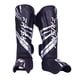 thumbnail image 3 of Espinilleras Kickboxing Adultos Espinilleras Empeine Almohadillas Para Deportes Sparring Grappling M Plata Negro, 3 of 5