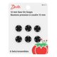 thumbnail image 1 of Sew-On Snaps Dritz 80-2-1, tamaño 2, negro, latón, 6 unidades, 1 of 3
