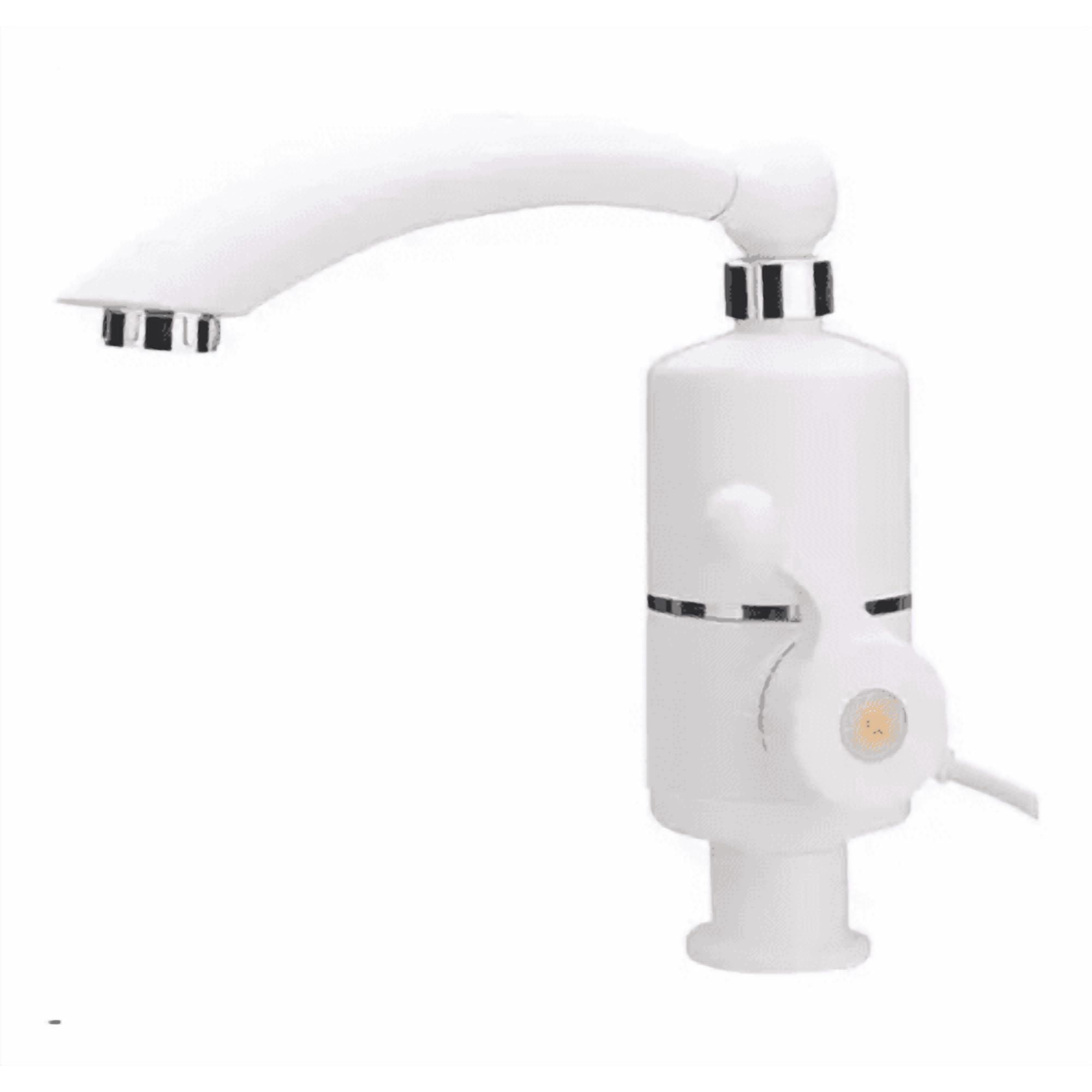 Genericio - Calentador De Agua Llave Caliente, Fria Eléctrico Lavaplatos Acabado Mate Color Blanco