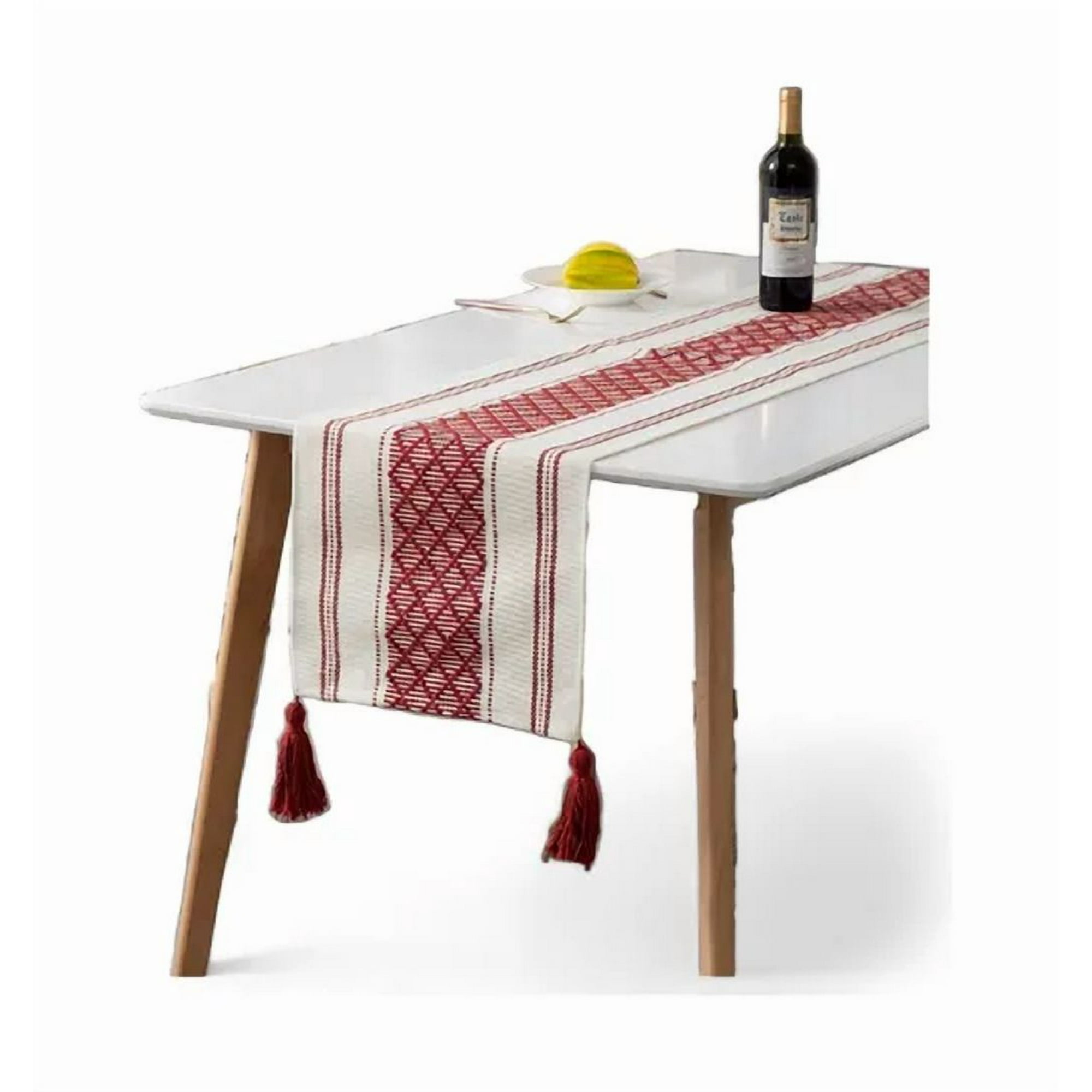 Genérico - Camino Mesa Bordado Poliéster 37x180