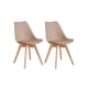 thumbnail image 1 of SILLA TULIP ECOCUERO BEIGE X2, 1 of 3