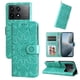 thumbnail image 4 of Funda tipo cartera FOXDOCK para Xiaomi Poco F6 Pro , diseño girasol en relieve, cuero PU, cierre magnético, soporte y tarjetero, 4 of 5