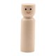 thumbnail image 1 of Figuras De Madera Superficie Lisa Mu?eco De Clavija De Madera En Blanco Para Decoración Escritorio Vacaciones 7 Cm X 2,1 Cm Labios Rojos Redondos, 1 of 5