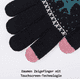 thumbnail image 2 of Guantes de pantalla táctil Guantes de invierno para mujer Mitones de mujer Guantes de invierno cálidos para mujer con forro polar, 2 of 5