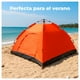 thumbnail image 4 of Carpa Camping 4 Personas Impermeable UV y Fácil Armado naranja, 4 of 5