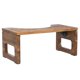 thumbnail image 4 of Taburete de inodoro BLUEWEST plegable de madera de acacia de 18 cm para orinal, 4 of 7