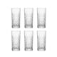 thumbnail image 1 of Set 6 Vasos Tallados Alto Highball 360 ml, 1 of 7