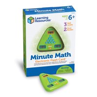 Learning Resources - Recursos De Aprendizaje Con Tarjetas Flash Electrónicas Minute Math 6+