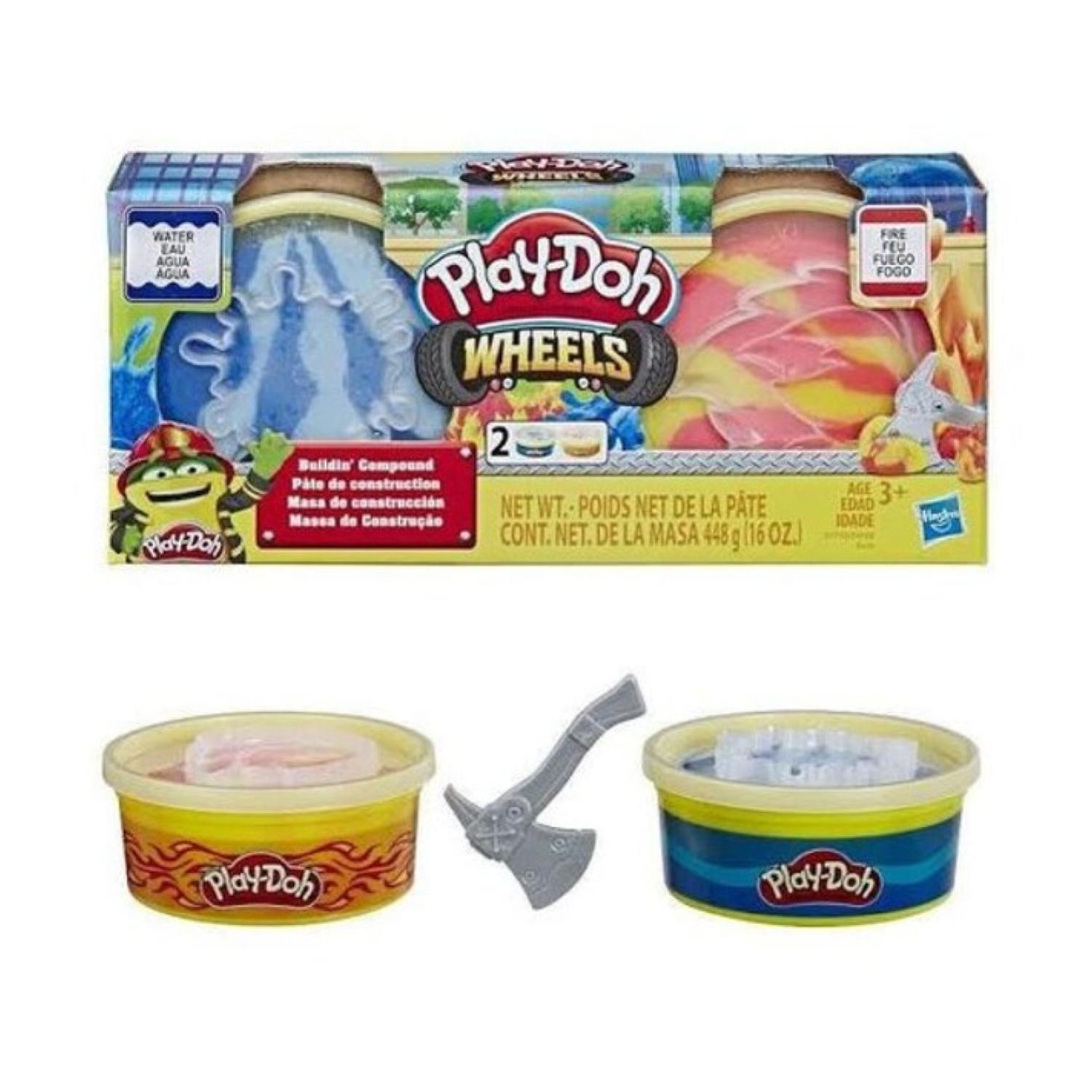 Total Click - Juguete Masas De Construccion Azul Verde Plasticina Infantil