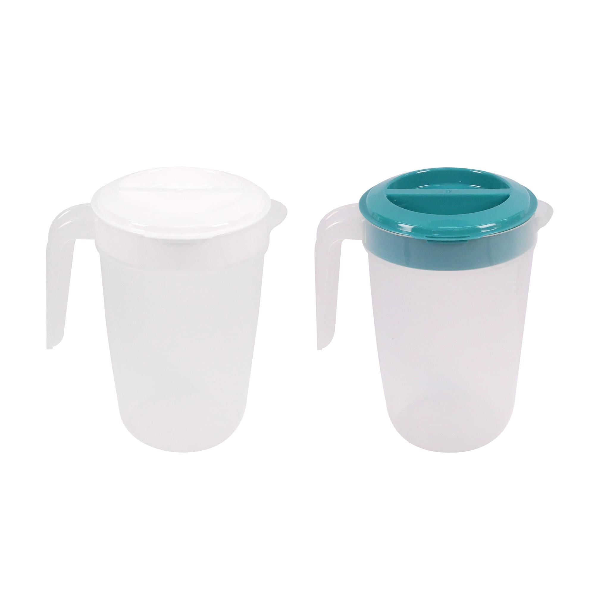 Jarra Plástico Transparente Con Tapa, Color Surtido, 2 L 2 L Haus