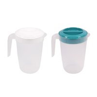 Jarra Plástico 2L Transparente Con Tapa 2 Piezas 2 L Haus