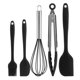 thumbnail image 5 of 5x Utensilios De Cocina De Utensilios De Cocina De Silicona Para Utensilios De Cocina Resistentes Al Calor Negro, 5 of 5
