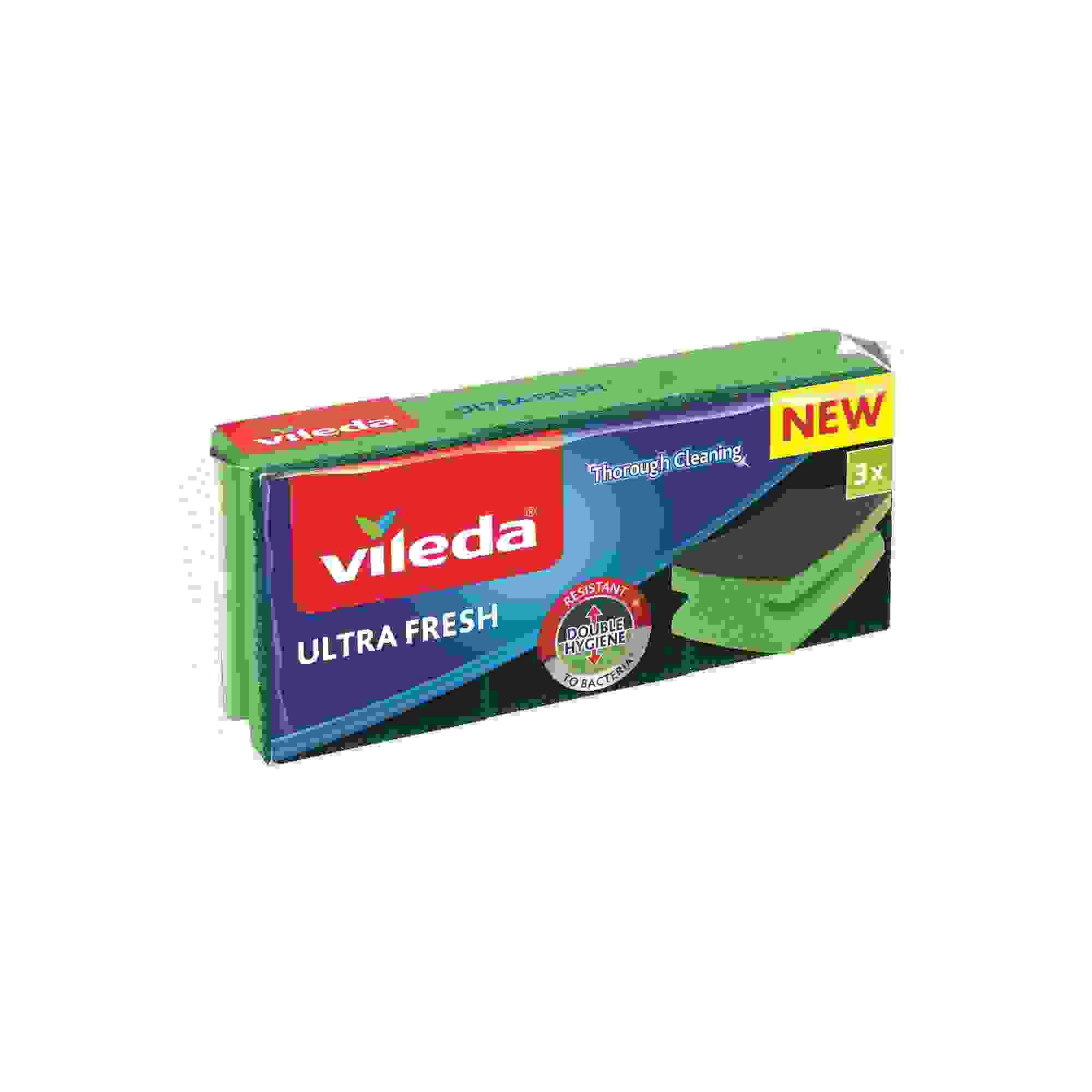 Esponja Acanalada Ultra Fresh, 3 Un