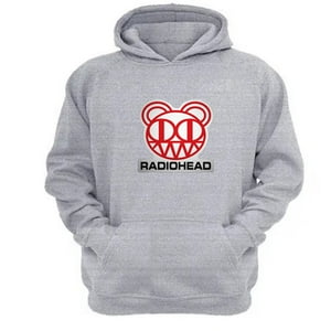 Genérico - Polerón Canguro Radiohead Gris Claro Talla Xs Unisex
