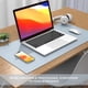 thumbnail image 5 of Protector de escritorio de piel sintética de doble cara, alfombrilla grande para ratón, tapete de escritura, impermeable, organizador para escritorio, decoración de mesa para oficina, hogar y juegos (, 5 of 6