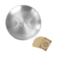 Magideal - Plato De Altar De Acero Inoxidable Para Rituales, Oración, Ofrenda, Estilo B