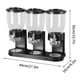thumbnail image 3 of Dispensador Triple De Mesa Cereal Granos Frutos Secos Dulces Negro, 3 of 4