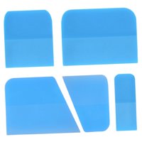 Ioensy - 5 Piezas De Accesorios Genéricos De Escobilla De Goma Ppf Para Película Protectora De Pintura De Espejo Azul