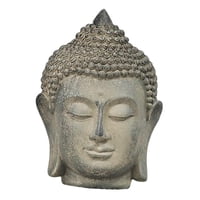 Magideal - Estatua De Cabeza De Buda, Estatuilla, Estatuas De Buda Fengshui, Adorno Decorativo De Escritorio Para Sala De Estar, Oficina, Porche, Escultura Medit