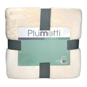 Frazada Flannel 1.5 Plazas / Crudo – Plumetti
