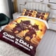 thumbnail image 3 of Chip y Dale Rescatadores Conjunto de sábanas temático, trío de piezas, cómodo y amigable con la piel, diseño único, regalo de decoración para el hogar para familiares, amigos y fans, 90 cm * 190 cm, 3 of 6