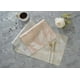 thumbnail image 2 of Mantel Individuals Plumas En Relieve Oro Rosa, 2 of 3