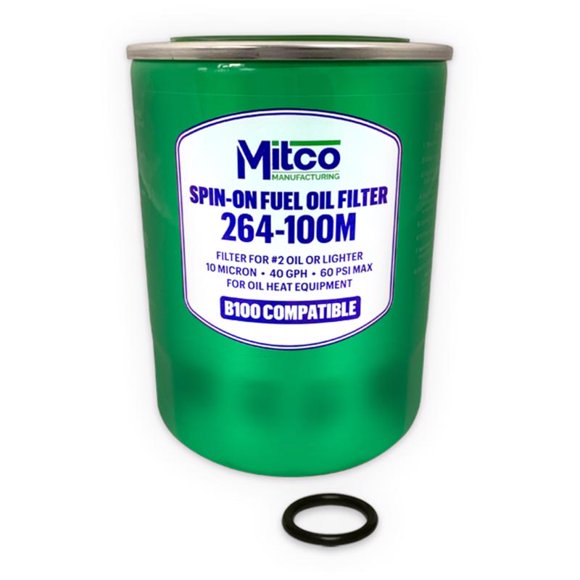 Filtro de combustible Mitco 60 PSI 40 GPH 10 Micron Spin-on