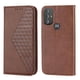 thumbnail image 4 of Funda Flip FOXDOCK para Motorola Moto G Power 2022 , Estilo Billetera con Diseño Rombo, Correa de Mano y Soporte, Uso Diario, 4 of 6