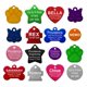 thumbnail image 1 of Etiquetas de identificación para mascotas Providence grabadas en aluminio anodizado para perros y gatos, 1 of 9