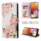 thumbnail image 3 of FOXDOCK Funda Tipo Cartera Floral para Samsung Galaxy A32 4G ,Funda con Tapa de Cuero PU, Protección Antigolpes con Ranuras para Tarjetas y Soporte, 3 of 5