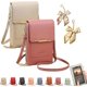 thumbnail image 1 of Bolso bandolera mujer pantalla táctil cuero RFID cartera cruzada antirrobo correa hombro, 1 of 7