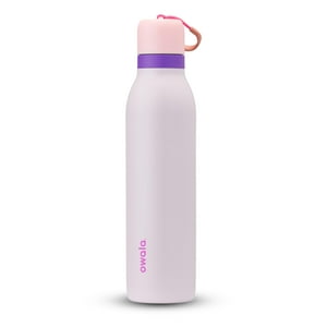 Botella De Agua Owala Freesip Twist Con Aislamiento De 700 Ml, Color Rosa Y Morado