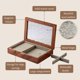 thumbnail image 4 of Caja de joyería EURIELK 24x16x5 cm Nogal Vintage Mediana, 4 of 6