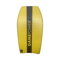 Gamepower - Tabla Bodyboard Surf 37 + Leash | 93X79X5Cm Amarillo Tamano Unico