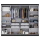 thumbnail image 3 of Closet Paris 8 Puertsa 4 Cajones Negro, 3 of 4