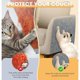 thumbnail image 2 of Xiao Hua Almohadilla para Rascar de Gato, Tablero Protector para Rascar de Gato Multifuncional Recortable Autoadhesivo, Adecuado para Escalones, Sofá y Muebles, Gris Oscuro 11.8 X 39.37in, 1 Pieza, 2 of 4
