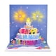 thumbnail image 1 of Tarjeta de cumpleaños FIAMR 3D Pop‑Up musical con luces LED, 1 of 7