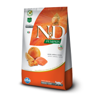 N&D Pumpkin Feline Adulto Salmón, Calabaza Y Naranja 1,5 Kg